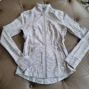 Lululemon Gray Zip Top size 6